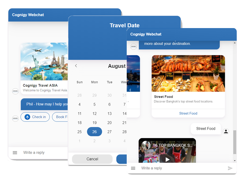cognigy webchat module