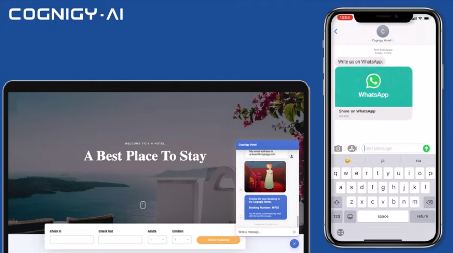 電話の応答内容をSMSで送信