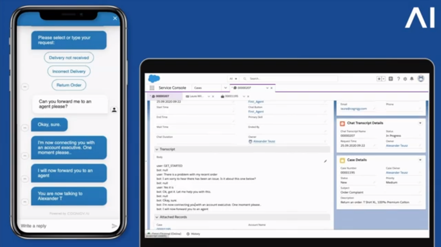 Salesforce×チャットボット